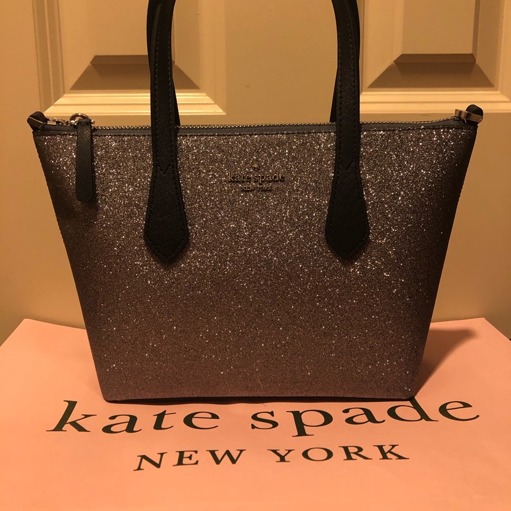 🧞‍♂️ Kate spade glitter crossbody satchel - Picture 2 of 5